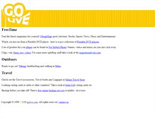 Tablet Screenshot of golive.com